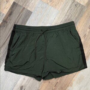 Athleta olive green Athletic Shorts